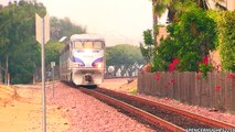 Amtrak Trains San Juan Capistrano, San Clemente, Oceanside & Carlsbad (October 19th, 2013)