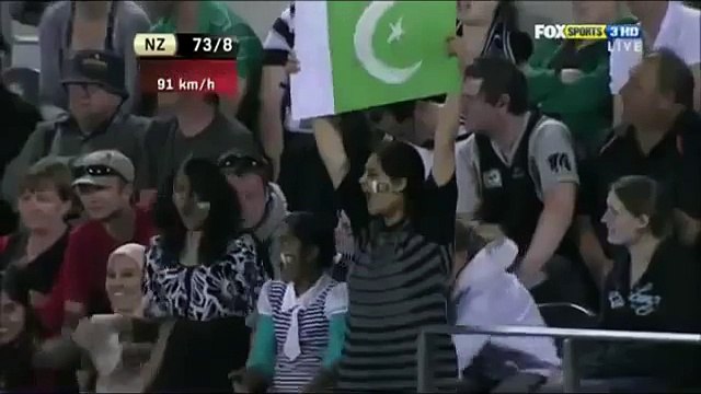 Shahid Afridi bowl 134 km_h world record vs New Zealand - 3rd (t20)