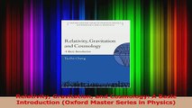 PDF Download  Relativity Gravitation and Cosmology A Basic Introduction Oxford Master Series in PDF Online