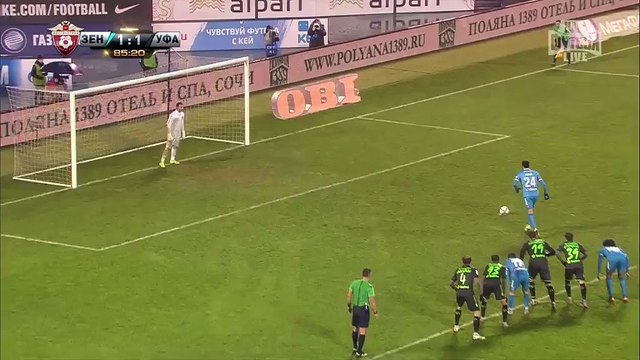 1-1 Ezequiel Garay Penalty Goal Russia Premier Liga - 03.12.2015, Zenit 1-1 FK Ufa