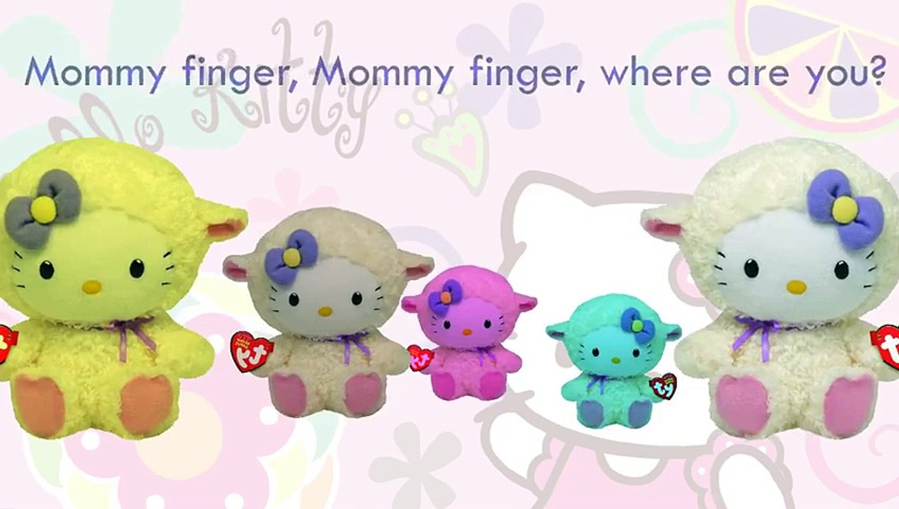 Finger Family Rhymes Hello Kitty Cartoons | Dad...