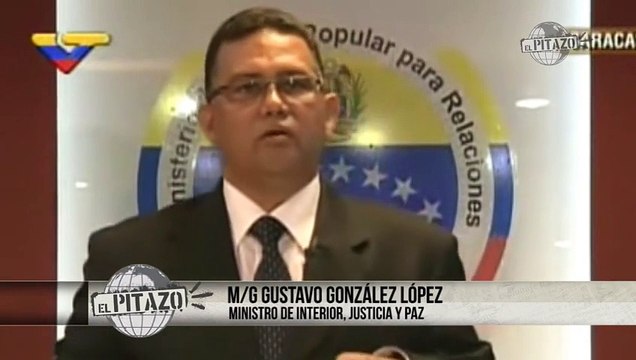 Ministro González informó sobre los asesinos del dirigente Luis Manuel Díaz
