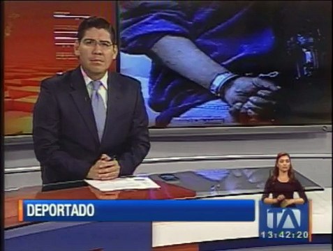 Autoridades de Ecuador deportan a supuesto integrante de las FARC