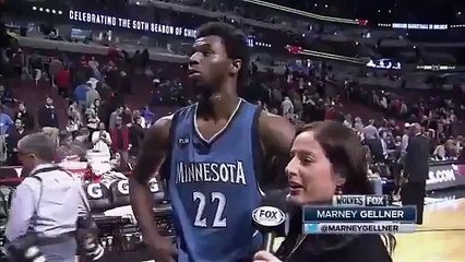 Andrew Wiggins on the OT win in Chicago