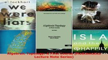 Download  Algebraic Topology A First Course Mathematics Lecture Note Series PDF Online