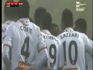 Ryder Matos Stunning Goal Carpi 1 0 Vicenza - Coppa Italia 03.12.2015 HD