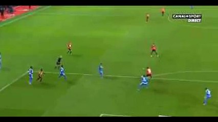 Benjamin Andre Fantastic Curve Shot _ Stade de Rennes v. Olympique Marseille 03-12-2015 -