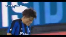 Davy de Fauw Amazing Header _ Club Brugge 0-0 Lokeren Belgium Cup 8ths Finals - 03.12.2015 -