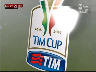 Marco Sau Goal - Sassuolo 0-1 Cagliari - Coppa Italia