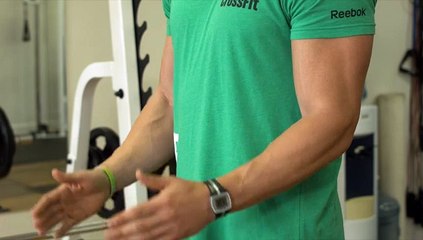 Stretching Under the Shoulder Blades