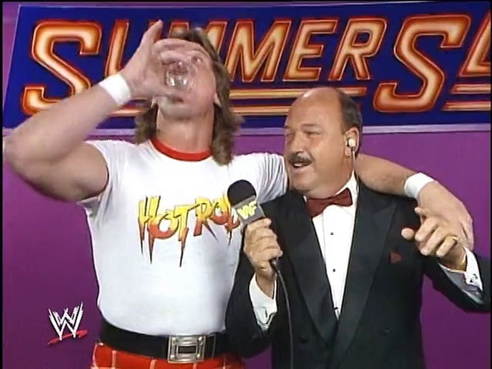 WWF SummerSlam 1989 - Mr. Perfect, Roddy Piper, and Rick Rude Post ...