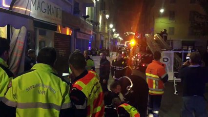 Incendie rue Micholet à Toulon