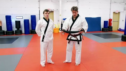 How to Tie an American Dojo Belt