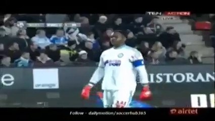 Michy Batshuayi Incredible Header Chance _ Stade Rennes 0-1 Marseille - 03.12.2015 HD