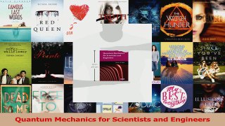 PDF Download  Quantum Mechanics for Scientists and Engineers PDF Full Ebook