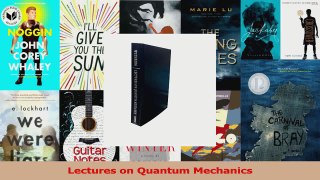 PDF Download  Lectures on Quantum Mechanics Download Full Ebook