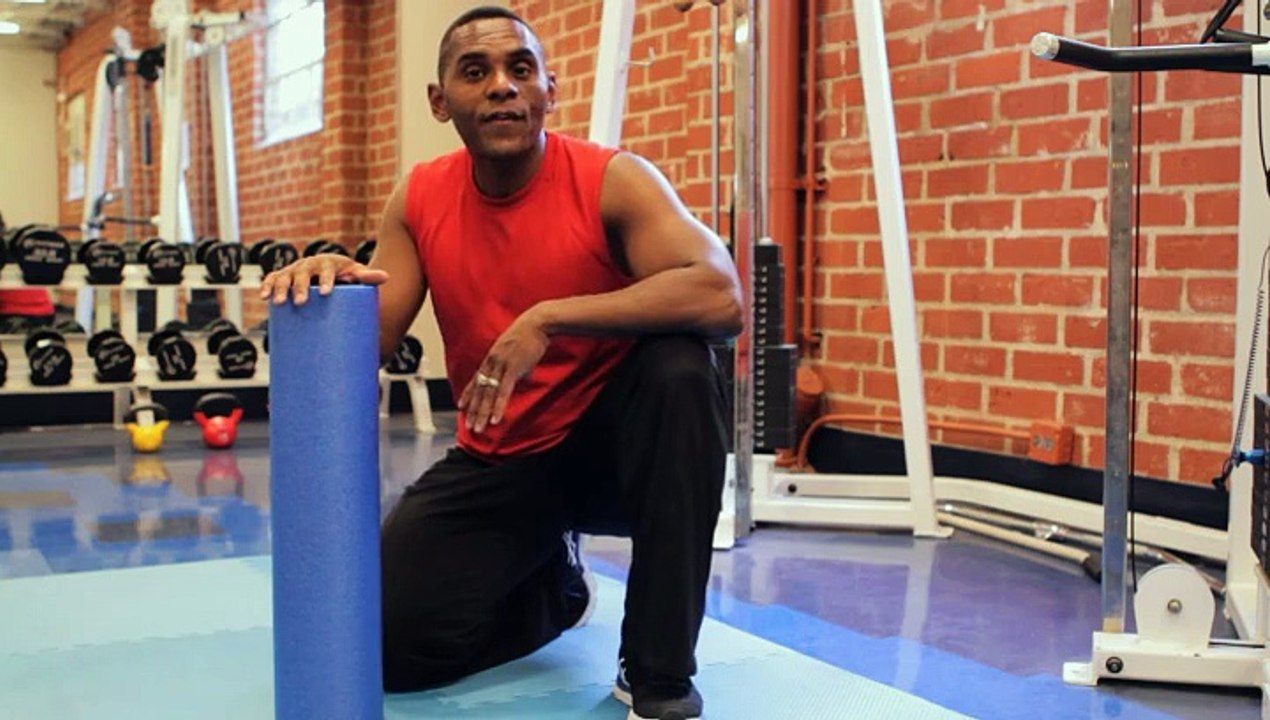 Stomach Crunches With a Cylinder