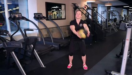 Weighted Squats & Twists