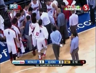 MERALCO VS ALASKA December 3 2015 1ST Quarter