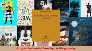 Read  AugustinLouis Cauchy A Biography PDF Free