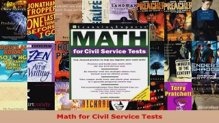 Download  Math for Civil Service Tests PDF Free
