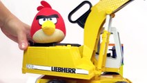 Liebherr Toys - Angry Birds SNOW EXCAVATOR Game - Hiding Surprise Eggs Kid's Toy Videos!   , hd online free Full 2016