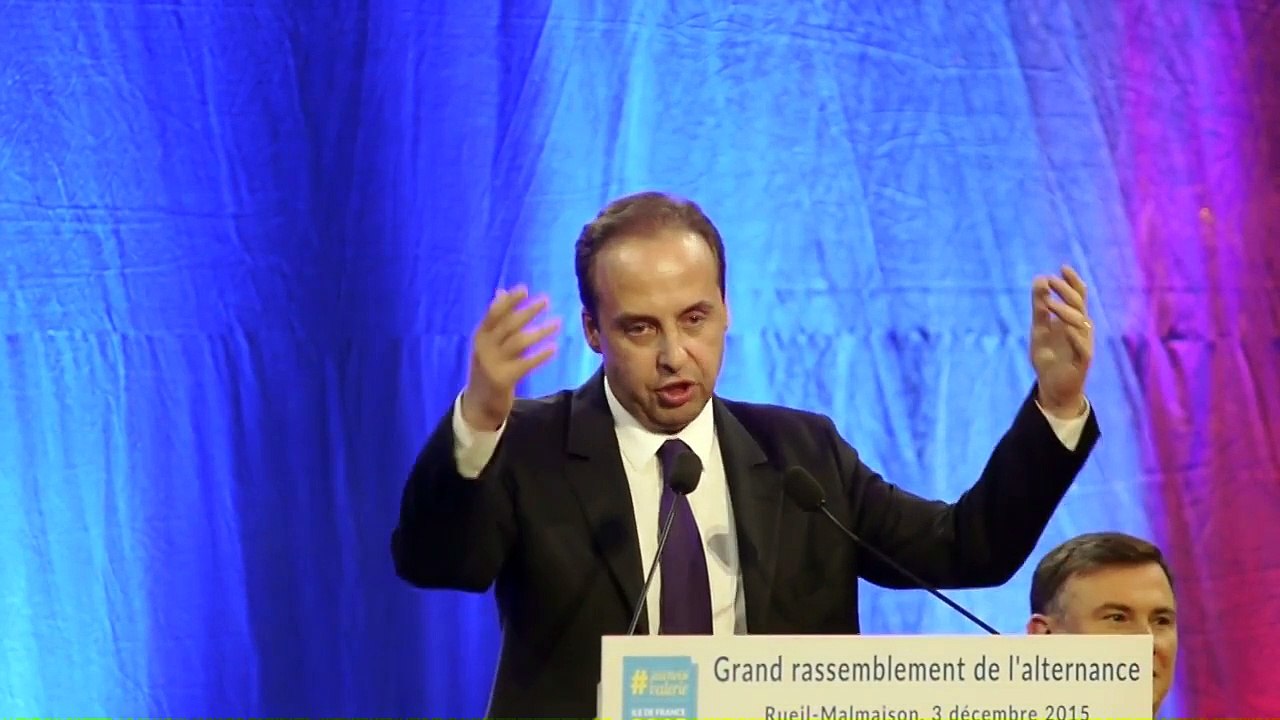 Grand meeting régional d'avant 1er tour de Valérie Pécresse le 03/12/2015 à Rueil - Jean-Christophe Lagarde