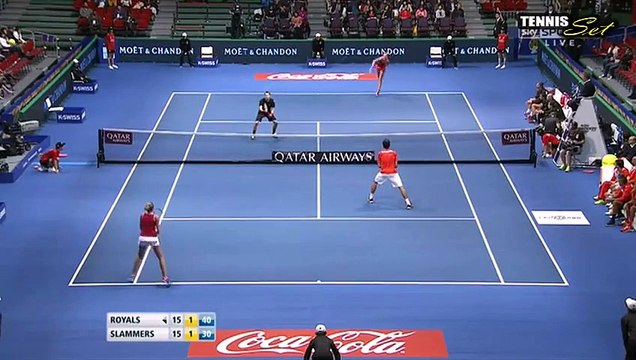 [HD] Mladenovic Nestor vs Melo Pliskova Highlights IPTL KOBE 2015