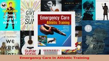 PDF Download  Emergency Care in Athletic Training PDF Full Ebook