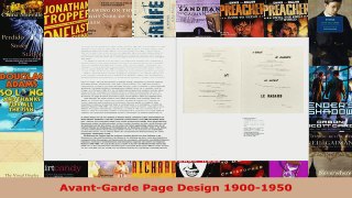 Read  AvantGarde Page Design 19001950 PDF Free