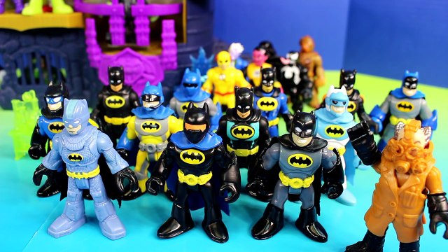 Imaginext Cyborg Holds Justice League Tryouts Batman Battles Injustice League Joker Bane &