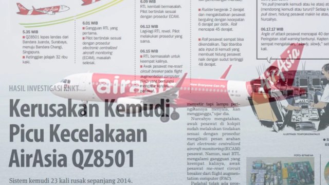 Ini Penyebab Kecelakaan Pesawat AirAsia QZ8501