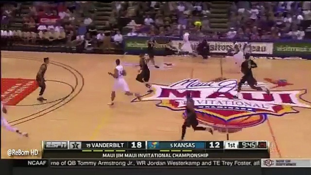 Wayne Selden Jr. Kansas Full Highlights 11.25.2015 vs Vanderbilt - 25 Pts, Maui Invitational MVP!