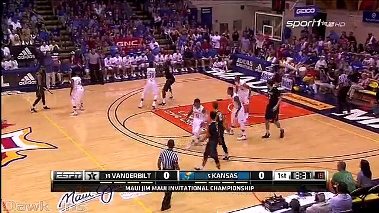 Wayne Selden Jr. Full Highlights 2015.11.25 Kansas vs Vanderbilt - 25 Pts, On-FIRE!