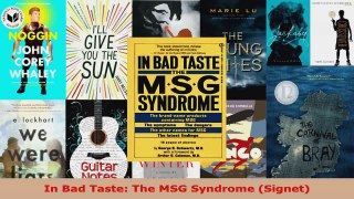 Read  In Bad Taste The MSG Syndrome Signet PDF Free