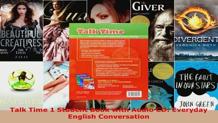 Download  Talk Time 1 Student Book with Audio CD Everyday English Conversation PDF Free