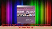 PDF Download  Roberts  Hedges Clinical Procedures in Emergency Medicine for Physician AssistantsNurse Read Online