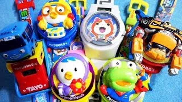 뽀로로 요괴워치 또봇 타요 멜로디 시계 장난감 Youkai Pororo Tobot Tayo c