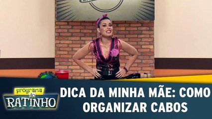 Dica da Minha Mãe: Como organizar cabos de eletrônicos