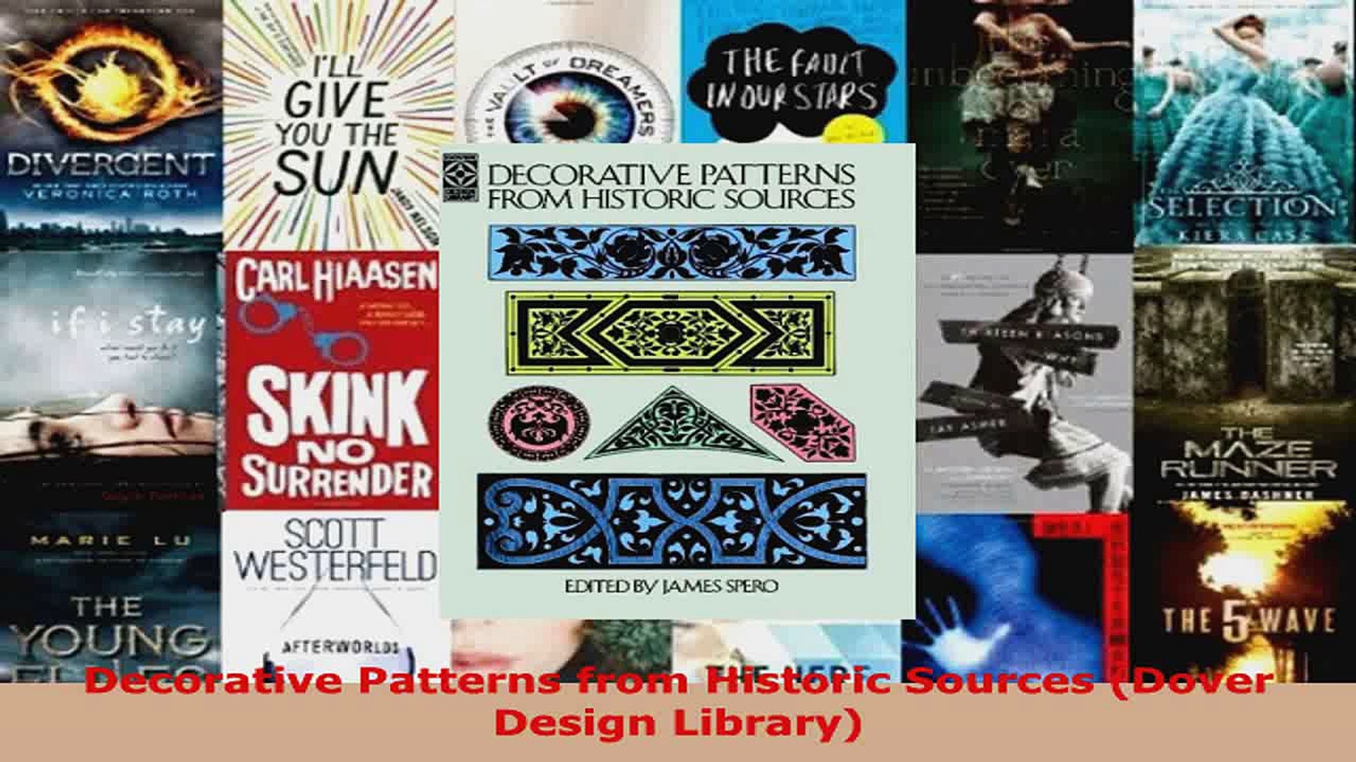 Read  Decorative Patterns from Historic Sources Dover Design Library Ebook Free