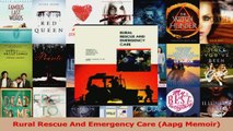 PDF Download  Rural Rescue And Emergency Care Aapg Memoir PDF Online
