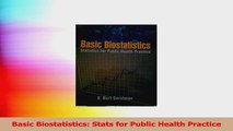 Basic Biostatistics Stats for Public Health Practice Download