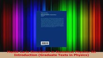 Read  Monte Carlo Simulation in Statistical Physics An Introduction Graduate Texts in Physics Ebook Free