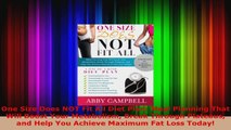 Read  One Size Does NOT Fit All Diet Plan Meal Planning That Will Boost Your Metabolism Break EBooks Online