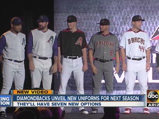 Arizona Diamondbacks unveil 2016 jerseys