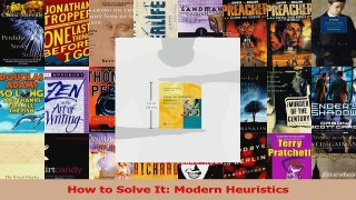 Read  How to Solve It Modern Heuristics Ebook Free