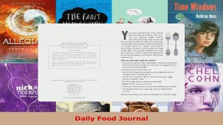Download  Daily Food Journal PDF Online