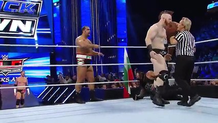 Roman Reigns vs. Sheamus, King Barrett, Rusev & Alberto Del Rio׃ SmackDown, Dec. 3, 2015