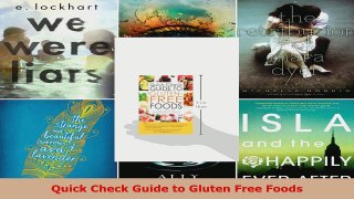 Read  Quick Check Guide to Gluten Free Foods EBooks Online