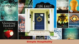 Read  Simple Hospitality Ebook Free